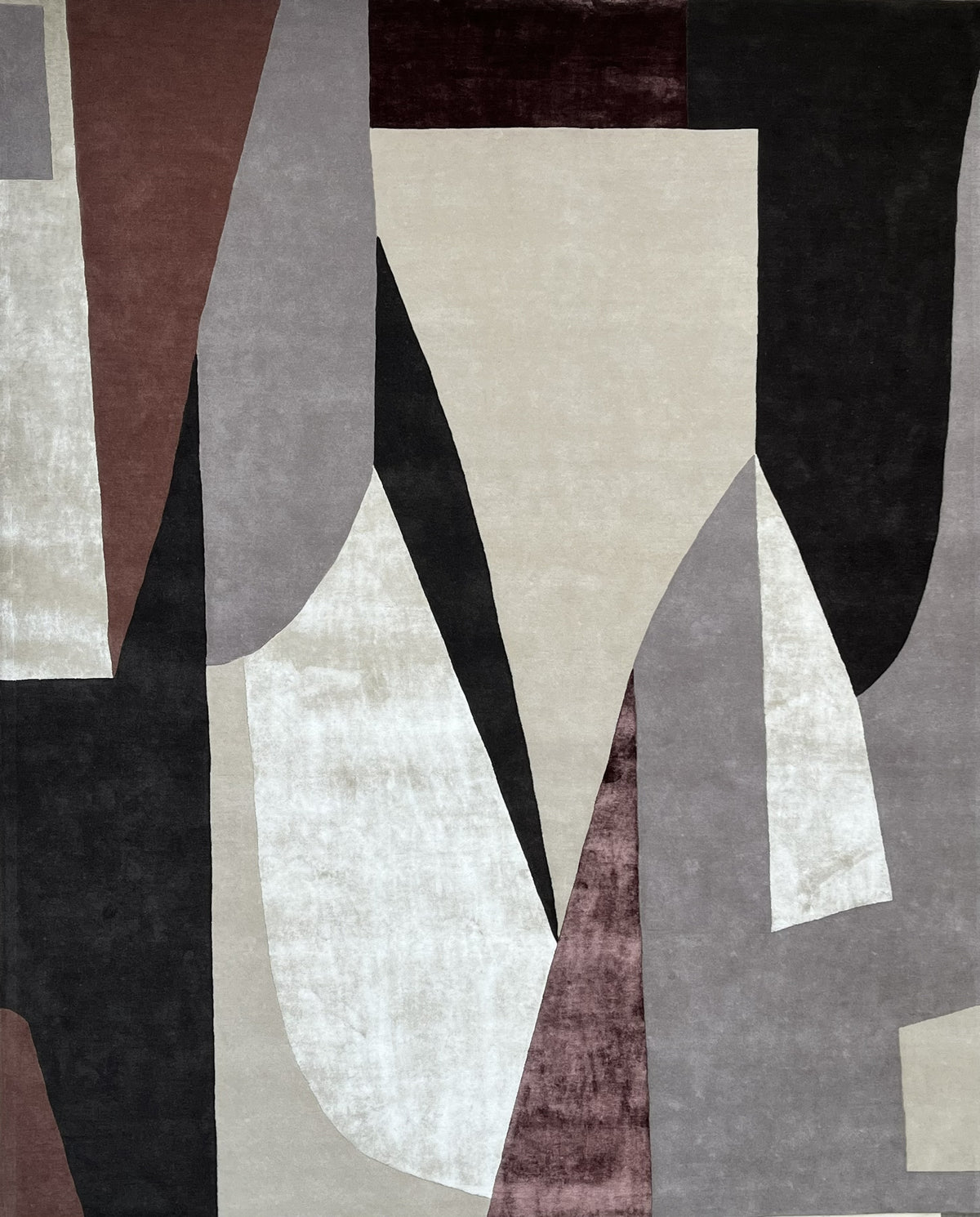 Architectural Flow – Hand-Tufted Design