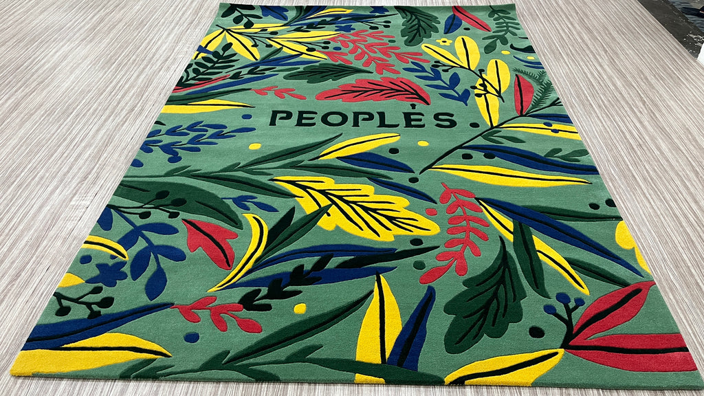 Botanical Expression - Hand-tufted Design