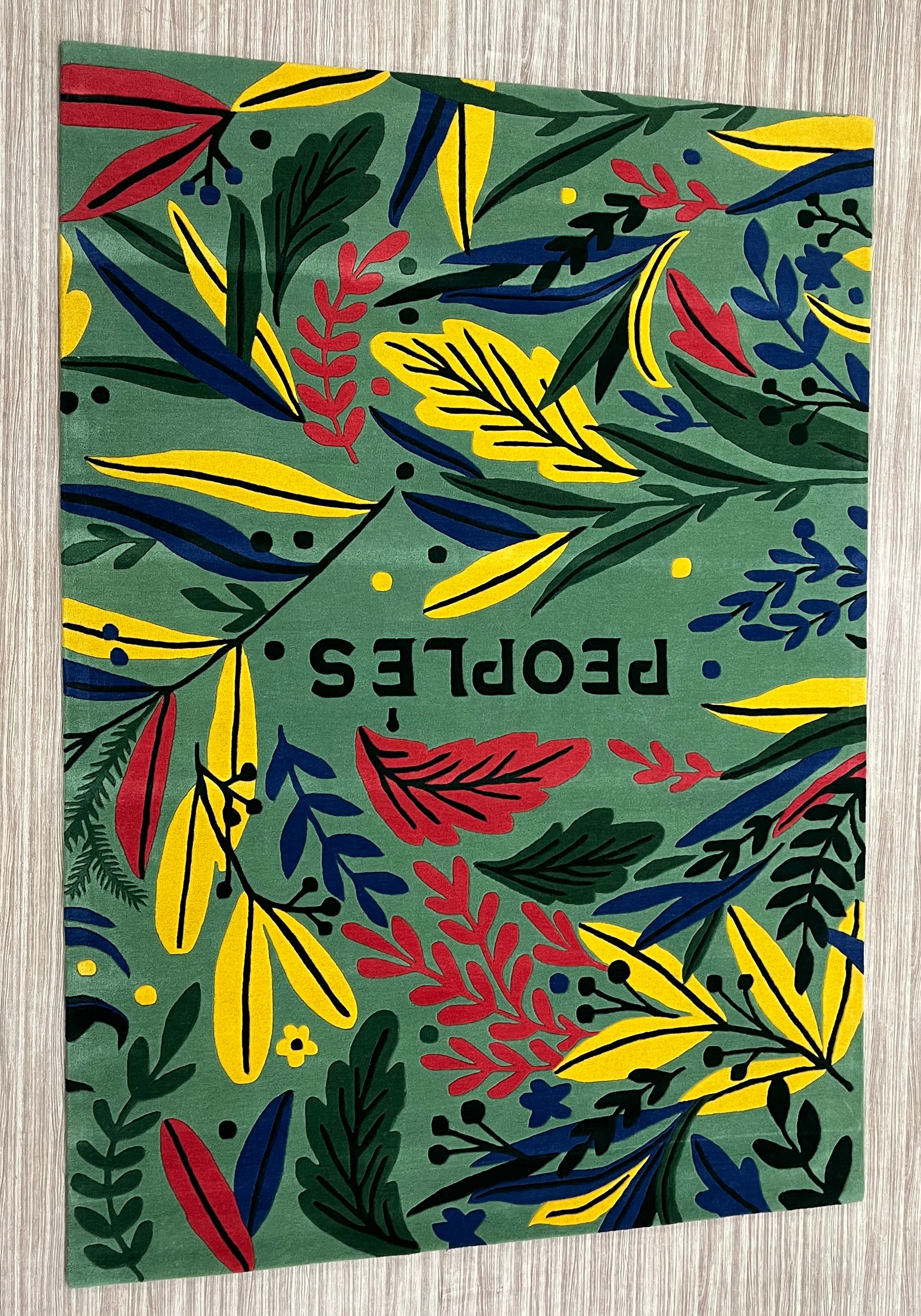 Botanical Expression - Hand-tufted Design