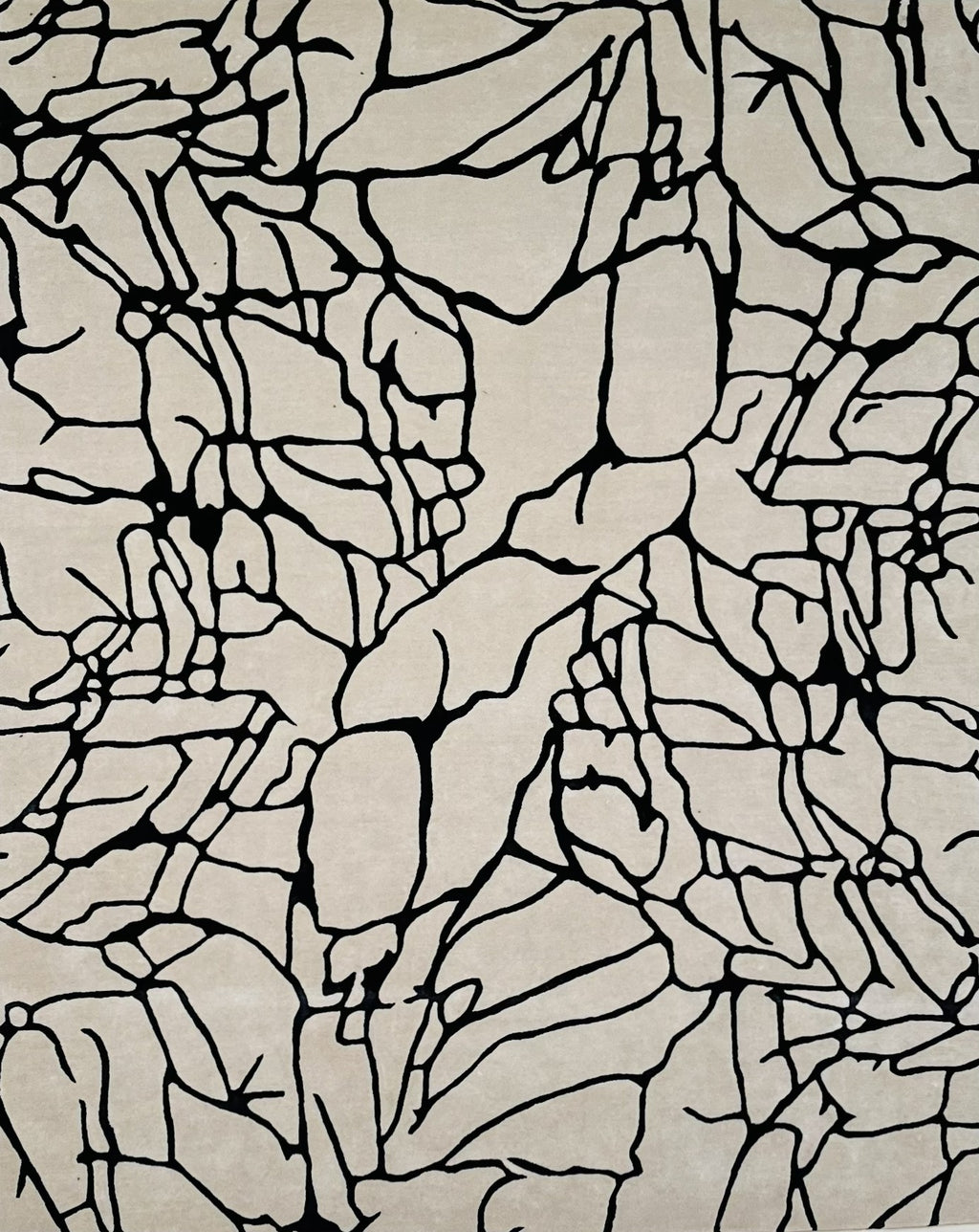 Floral Contour – Hand-Tufted Design