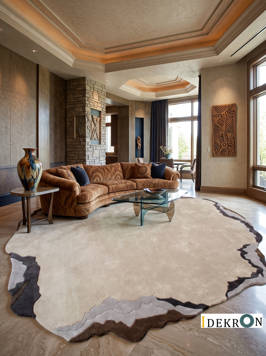 Earth Contour – Hand-Tufted Design