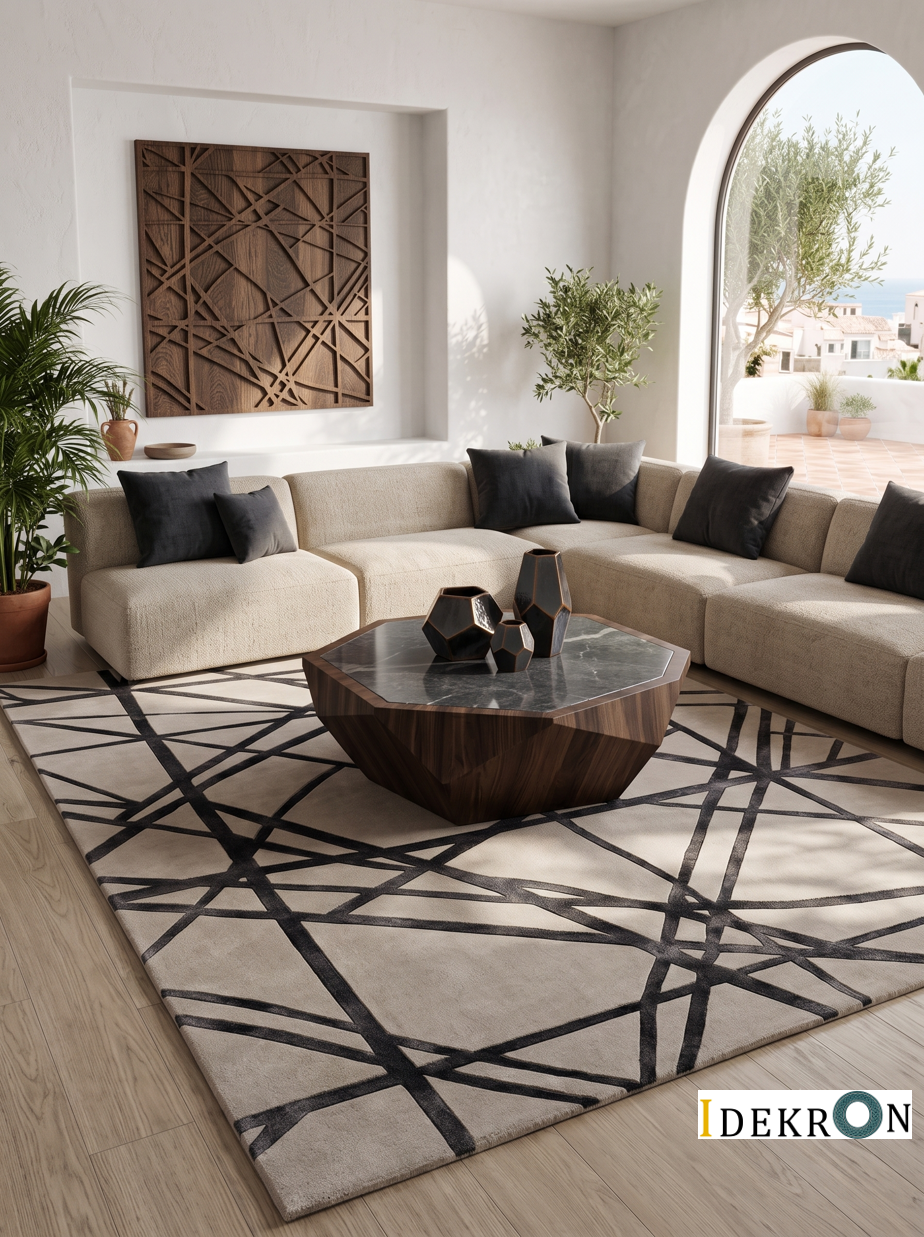 Linear Motion – Hand-Tufted Design